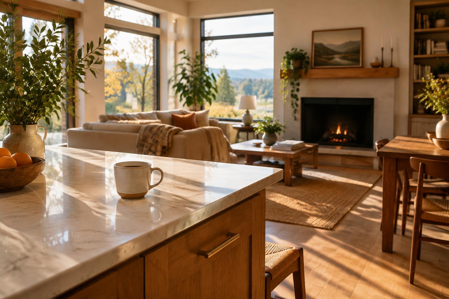 The coffee tastes better when the house is yours.